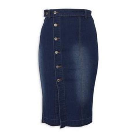 Side Button Denim Skirt Offer At Truworths