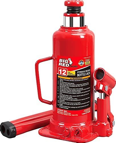 Big Red T Torin Hydraulic Stubby Low Profile Welded Bottle Jack