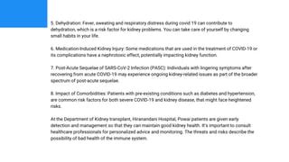 hiranandani hospital kidney-Impact on Kidney Post Covid-19 - Dr. LH Hiranandani Powai Hospital.pptx