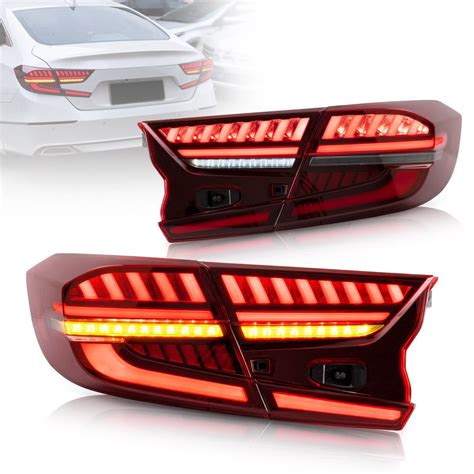 Vland Honda Accord Led Tail Lights W Sequential Indicators