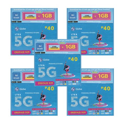 Prepaid Globe Sim Card G Ready Triple Cut Sim Pcs Officemoto