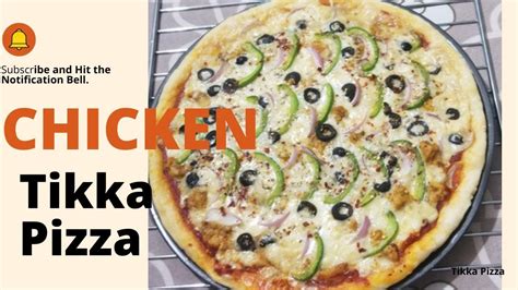 Chicken Tikka Pizza Recipe Youtube