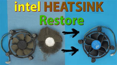 How To Clean Service Intel Cpu Heatsink Youtube