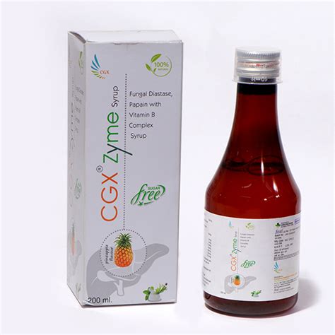 Cgx Zyme Sugar Free Pineapple Flavour Syrup Ml Buy Medicines