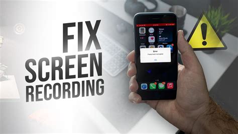 How To Fix Screen Recording Not Working On Iphone Youtube