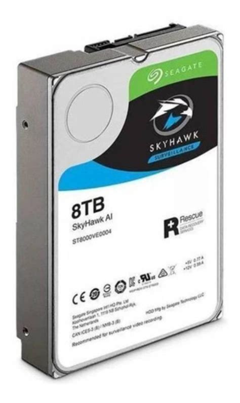 HD 8TB SATA III SEAGATE SKYHAWK AI 3 5 5900RPM 6 GB S ST8000VE000