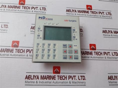 Saia Burgess Pcd7 D232 Terminal With Graphic Display Module