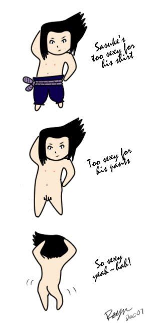 Rule 34 Black Hair Color Hair Human Male Male Only Naruto Sasuke Uchiha Short Hair Solo