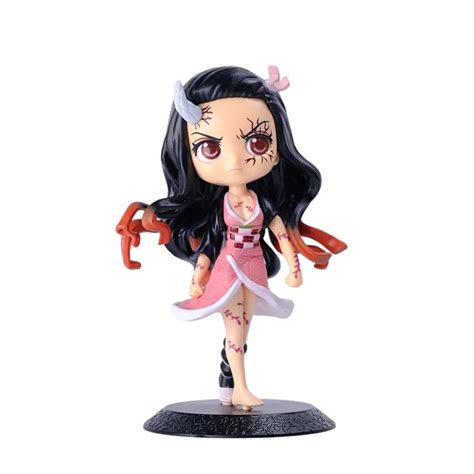 Demon Slayer Action Figure Kimetsu No Yaibara Nezuko Kamado Gyutaro Daki Figurine Model