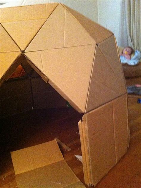 How To Make A Cardboard Play Dome Craft Projects For Every Fan