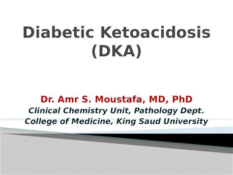 Pptx Diabetic Ketoacidosis Dka Dokumen Tips