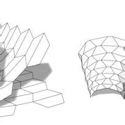 Prismatic Folded Plate Structure Left And Different Cross Sections