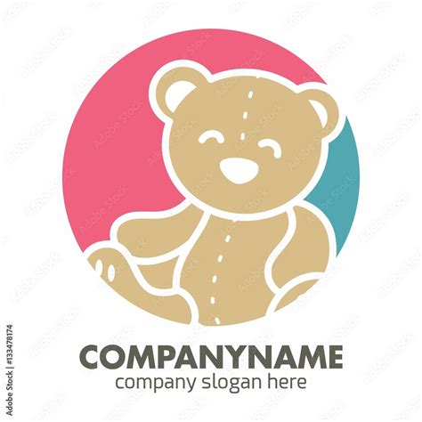 Teddy Bear logo icon vector template Stock Vector | Adobe Stock