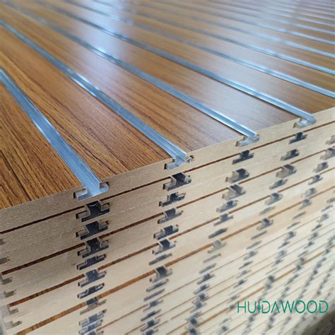 Slat Wall Mdf Panel Slotted Mdf Melamine Laminated Mdf China Slatwall