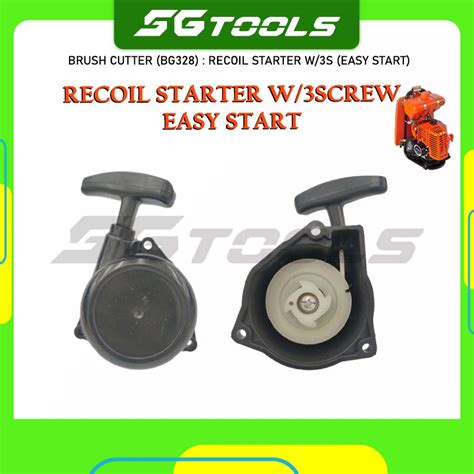 Spare Part Bg Recoil Starter W Screw Easy Start Recoil Starter