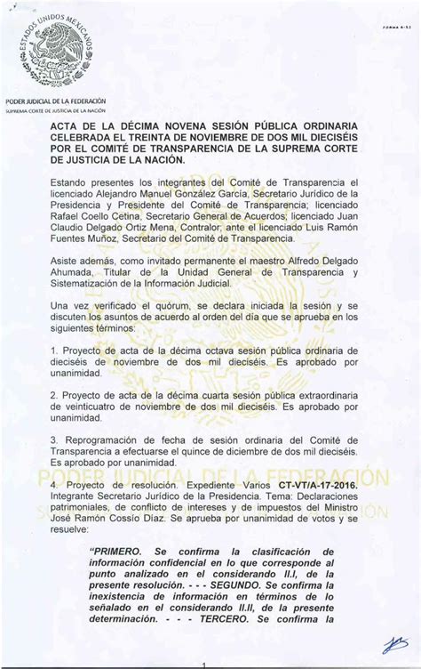 Pdf Suprema Corte De Justicia De La Naci N Acta De La Decima