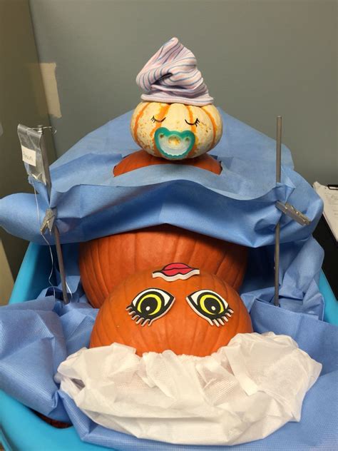 L D C Section Pumpkin We Did For Our Hospital Pumpkin Decorating