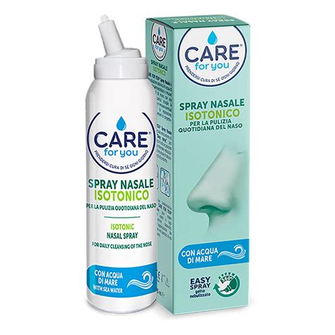 Care For You Spray Nasale Isotonico Nebulizzato Con Acqua Di Mare