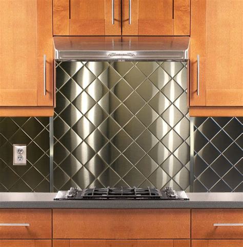 Quilted Stainless Steel Backsplash Kitchen Kitchen Info