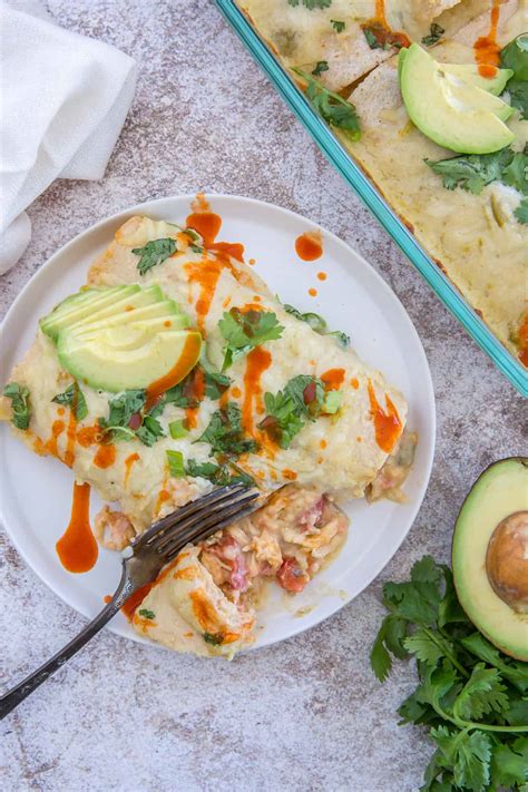 Sour Cream Chicken Enchiladas Valerie S Kitchen