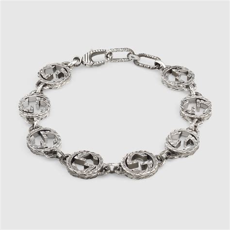 Interlocking G Chain Bracelet In Silver Gucci Silver Bracelets