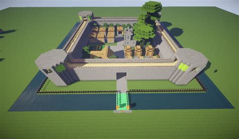 Walled Village Minecraft Project