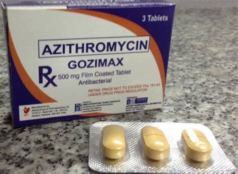 Gozimax Azithromycin Mg Film Coated Tablet S Price In The