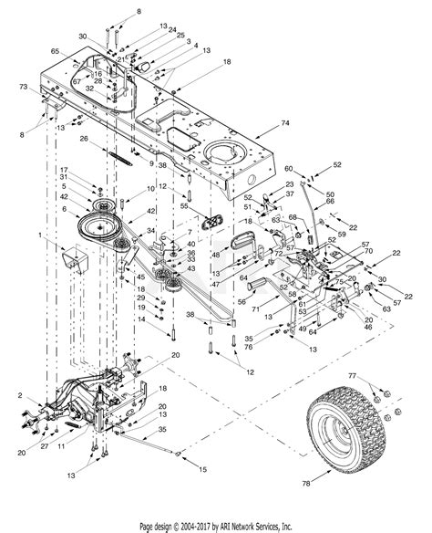 Bolens Mtd 13am762f765 Diagram