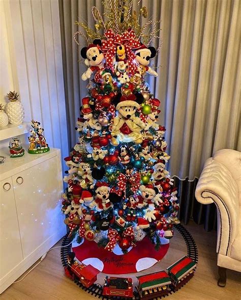 Qual essa arvore de Natal no tema Mickey Qual tema vocês decor