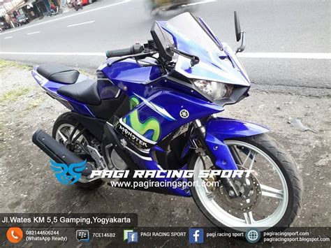 Modifikasi New Vixion Lightning Half Fairing Kumpulan Modifikasi