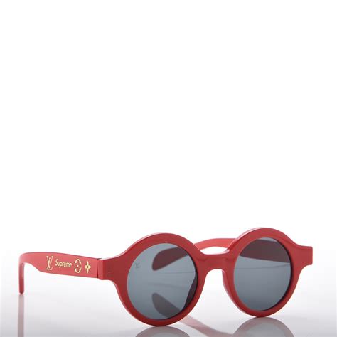 Louis Vuitton X Supreme Downtown Sunglasses Red 253309