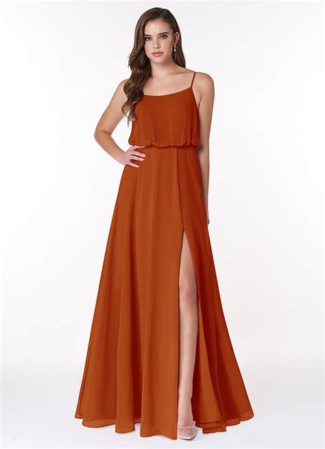 Paprika Azazie Lupe Bridesmaid Dresses Azazie