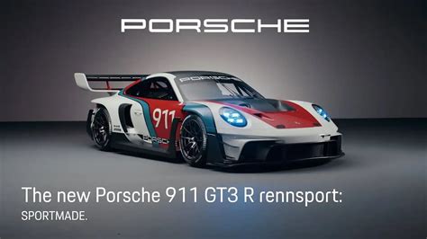 Track Only US1 Million Porsche 911 GT3 R Rennsport Limited Edition