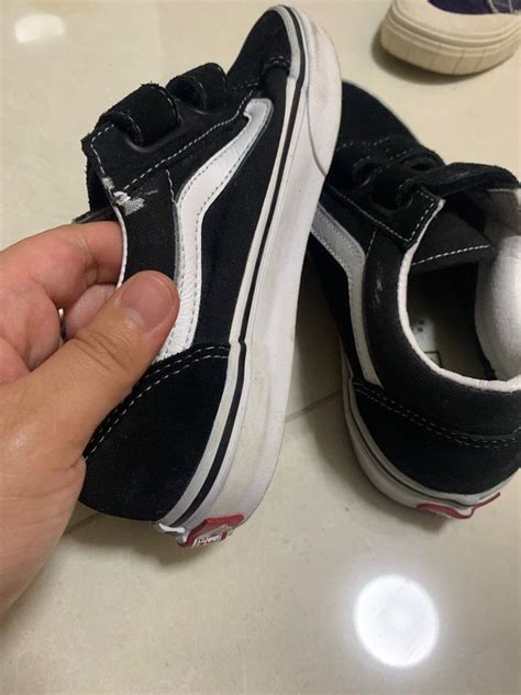 Vans Black Shoe Kids Babies And Kids Babies And Kids Fashion On Carousell