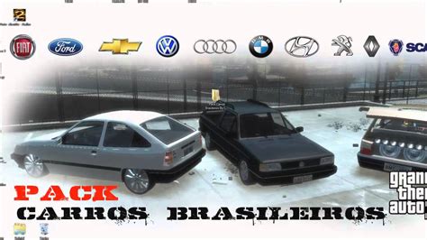 GTA IV Pack Carros Brasileiros DOWNLOAD - YouTube