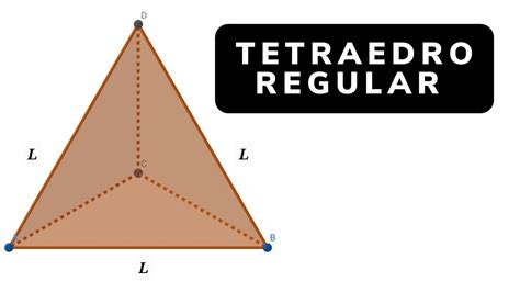 Área Y Volumen De Un Tetraedro Regular De Arista L Youtube