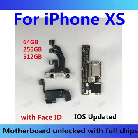 For Iphone XS Max Motherboard With Face ID Unlock IOS Update Logic