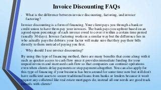 Invoice Discounting Pptx