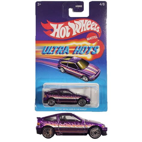 Машинка коллекционная Mattel Hot Wheels 88 Honda CR X Ultra Hots 4 8 купить на OZON по низкой