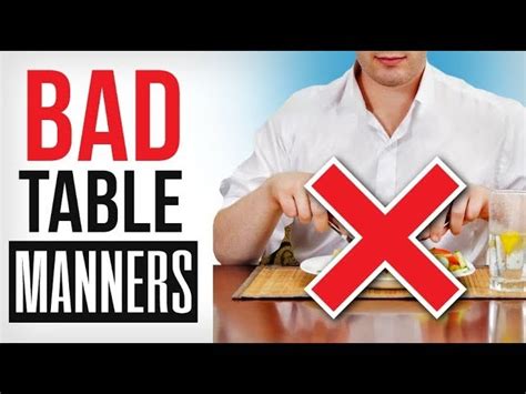 Bad Table Manners Clipart