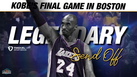 Kobe Bryants Last Game In Boston Td Garden Tribute Youtube