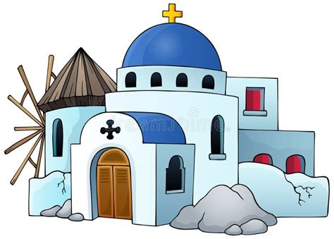 greek theme image  stock vector illustration  vector