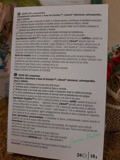 Vigor Sex Santiveri Santiveri Monforte