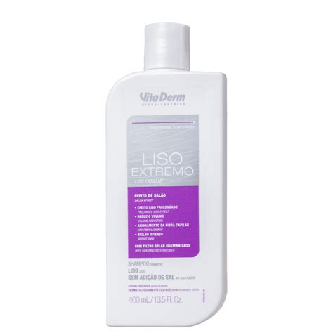 Shampoo Vita Derm Liso Extremo Beleza Na Web PRO