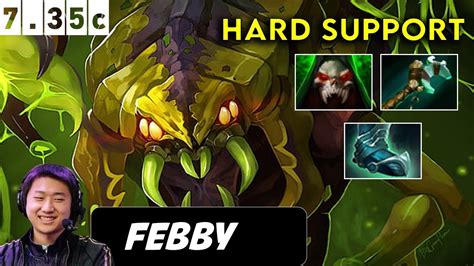 Febby Venomancer Hard Support Dota 2 Patch 735c Pro Pub Full