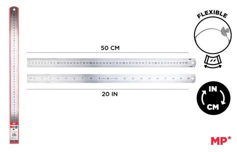 Regla Met Lica De Acero Inoxidable Cm A