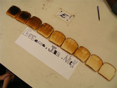 Value scale in toast | Art classroom, Blog, Art projects