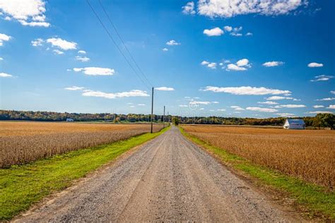 Parke County Indiana Agriculture Fields Stock Photo Image Of