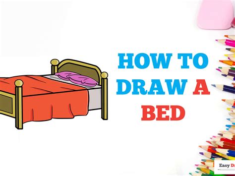 How To Draw A Bed Really Easy Drawing Tutorial Atelier Yuwa Ciao