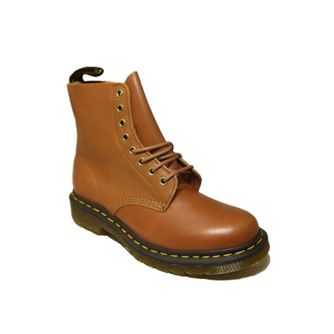 Dr Martens 1460 Pascal Carrara Saddle Tan - Brassington Bros